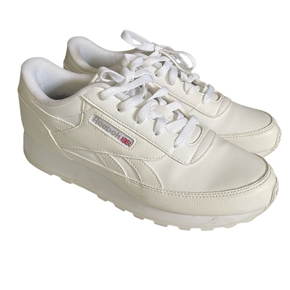 Reebok Shoes - Reebok Classic Renaissance White Leather Sneakers Size 8